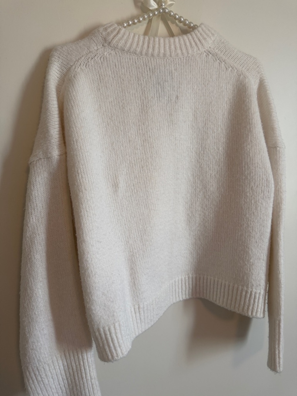 Abercrombie & Fitch Ivory/cream Crewneck Sweater - Picture 7 of 9